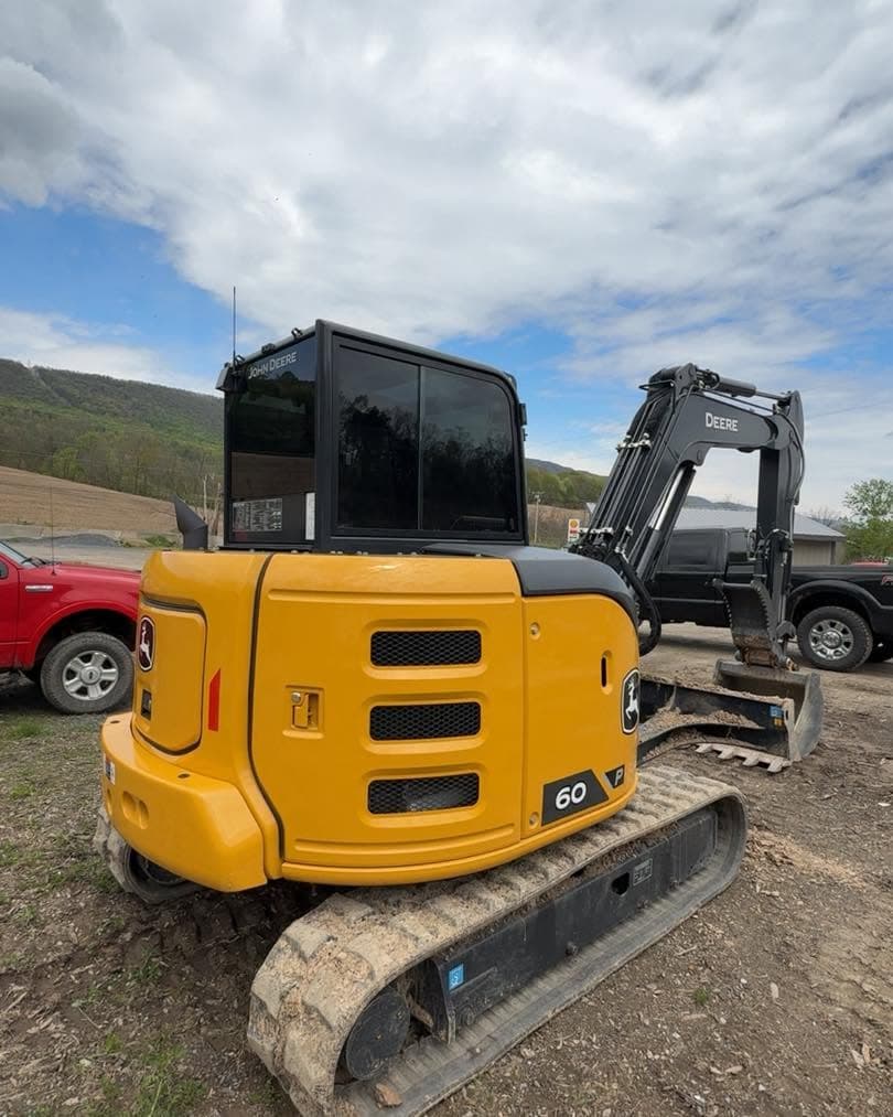 Excavator cab tint