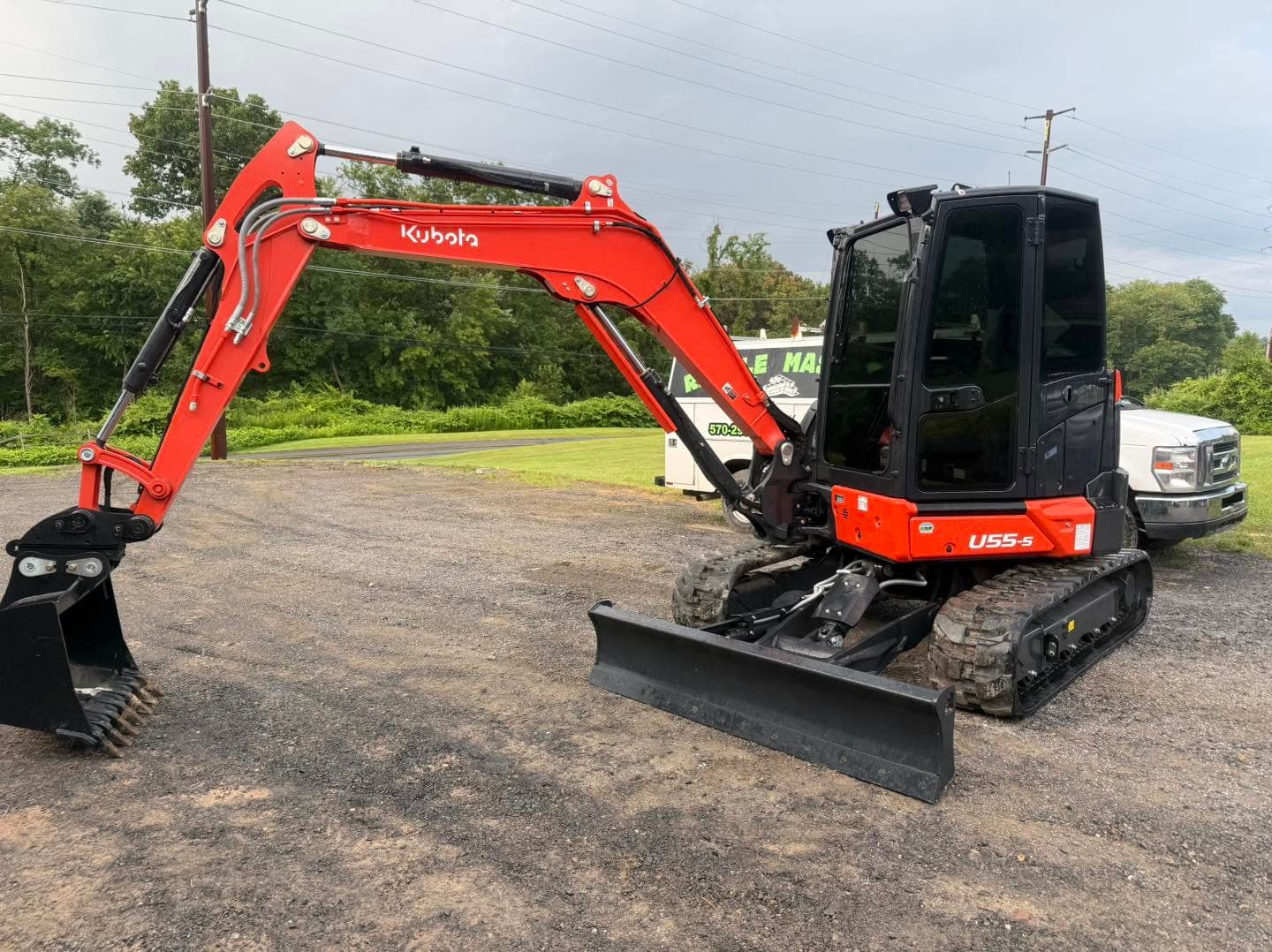 Tractor cab window tint