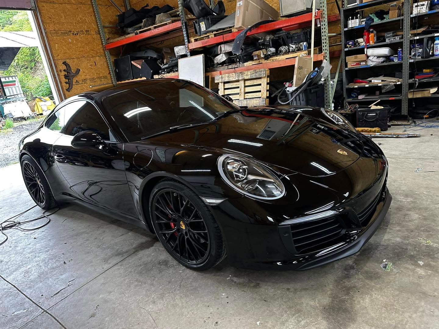 Automotive tint work